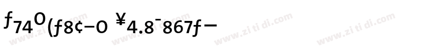 TheAntiqua SemiLight字体转换